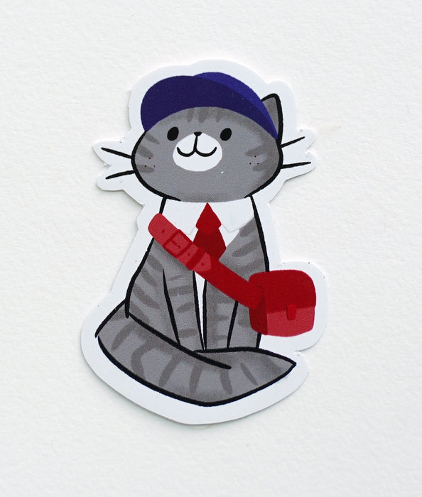 Stickerrific Postal Cats Waterproof Laptop Stickers
