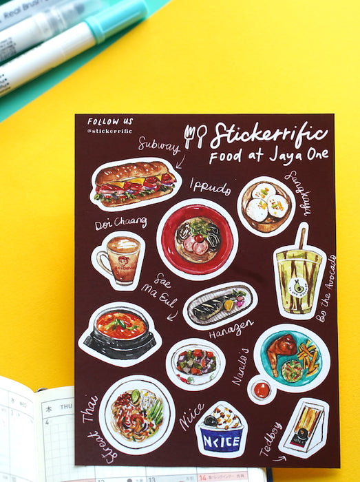 Stickerrific | Food at Jaya One Stickers