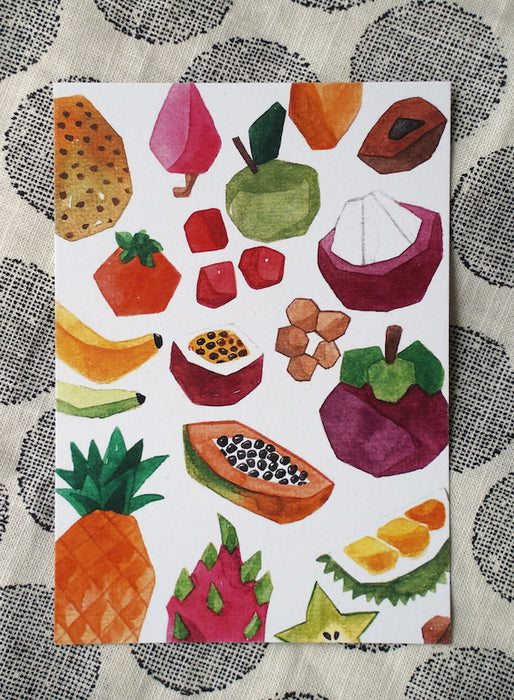 Malaysian Fruits II Postcard