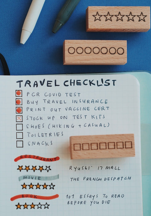 Checklist Rubber Stamp