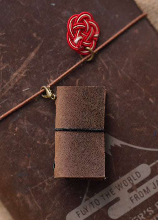 Mini Leather Notebook Charm