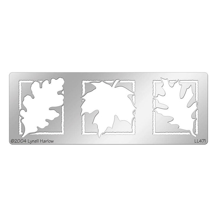 Leaf Icons Stencil