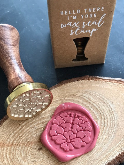 Floral Wreath Wax Seal Stamp