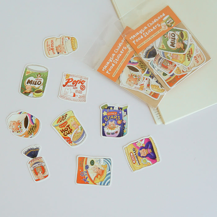 Hann.made Sticker Pack // Malaysia Childhood Food