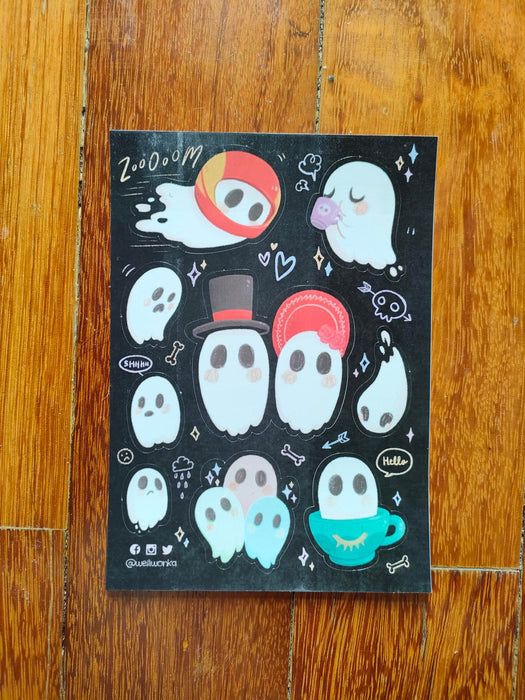 Wei Li Wonka Waterproof Sticker // Ghost Family