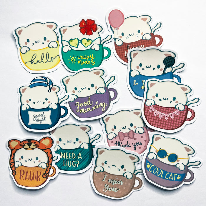 Sunny Stickers MY Sticker Pack // Tofu in a Cup