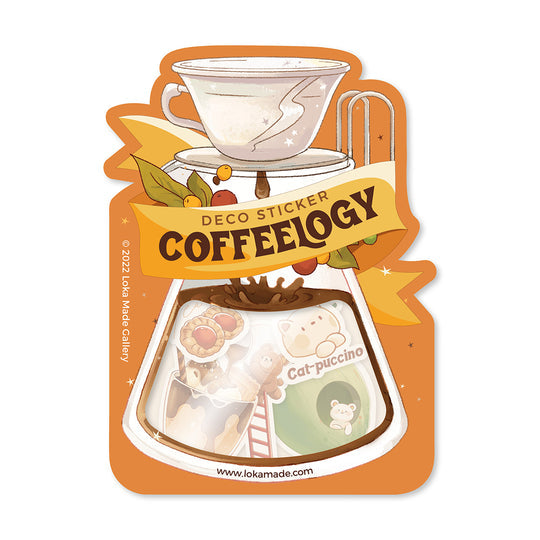 Loka Made Flake Sticker: Coffeelogy
