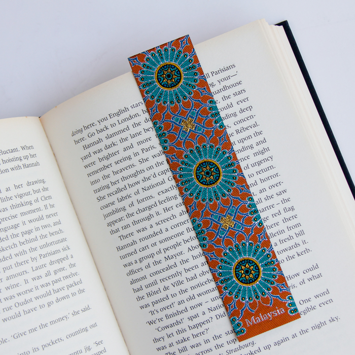 Woven Batik Bookmark // Batik Matahari