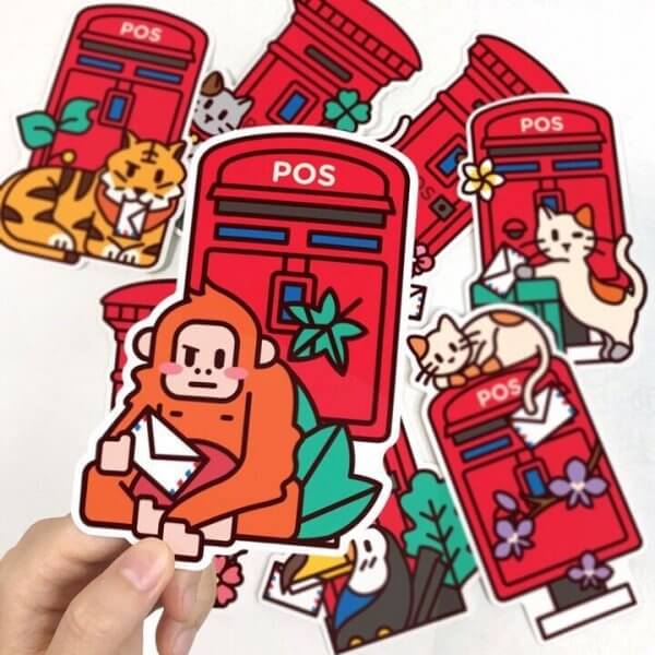 Malaysia Postbox Postcard: Swinging by to Say Hi