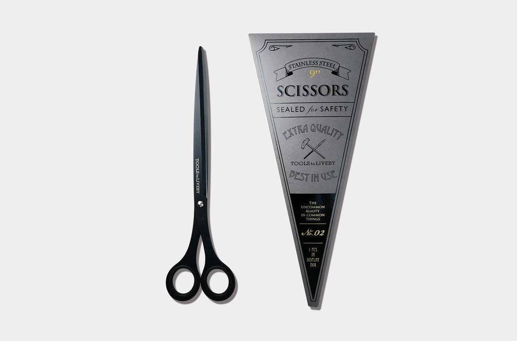 Tools to Liveby Scissors 9" (Black)