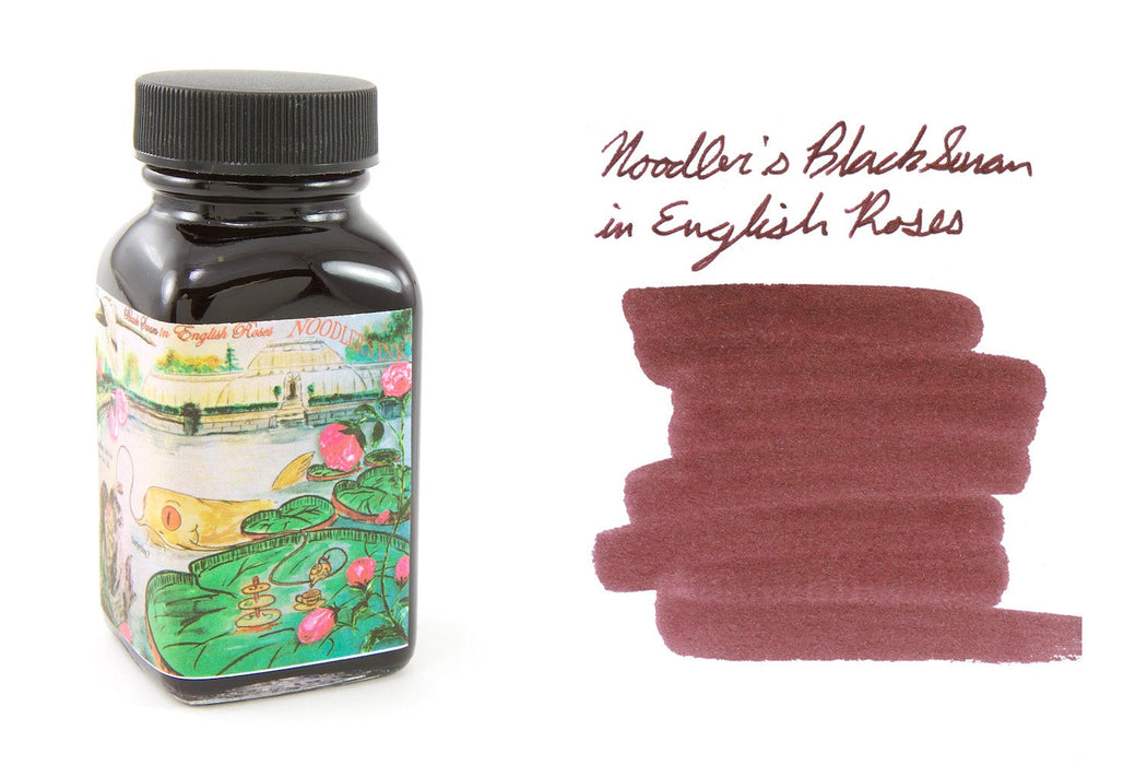 Noodler's Fountain Pen Ink // Black Swan in English Roses (Partially Bulletproof)