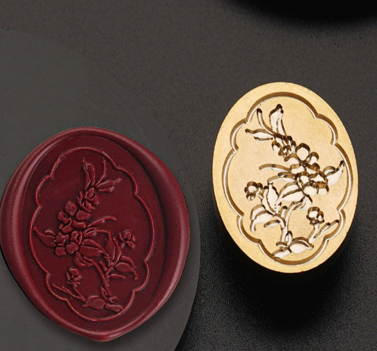 Wax Seal | Begonia (Without Handle)