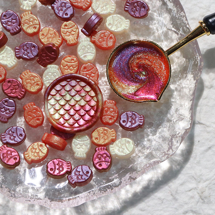 Little Fish Wax Beads for Wax Sealing / Autumn Berries