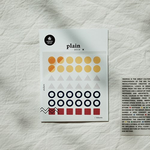 Suatelier Plain 22 Sticker Sheet