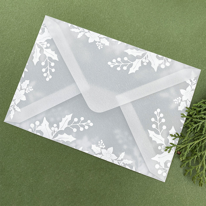 Vellum Single Envelope // Christmas