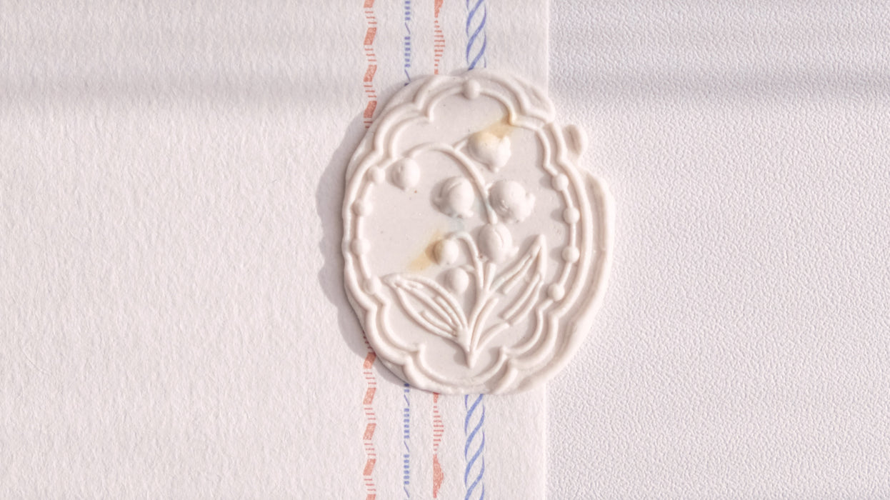 Wooden Wax Seal // Lily of the Valley