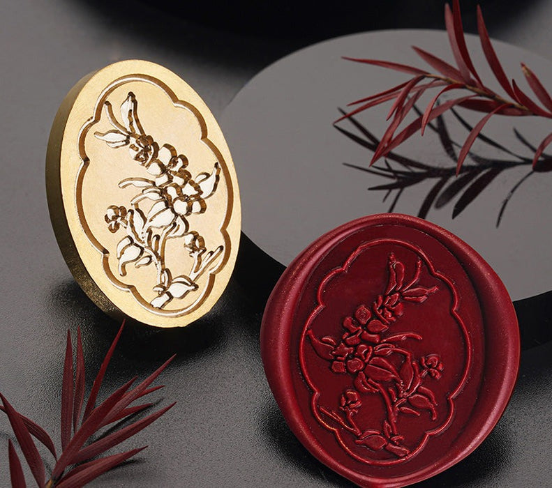 Wax Seal | Begonia (Without Handle)