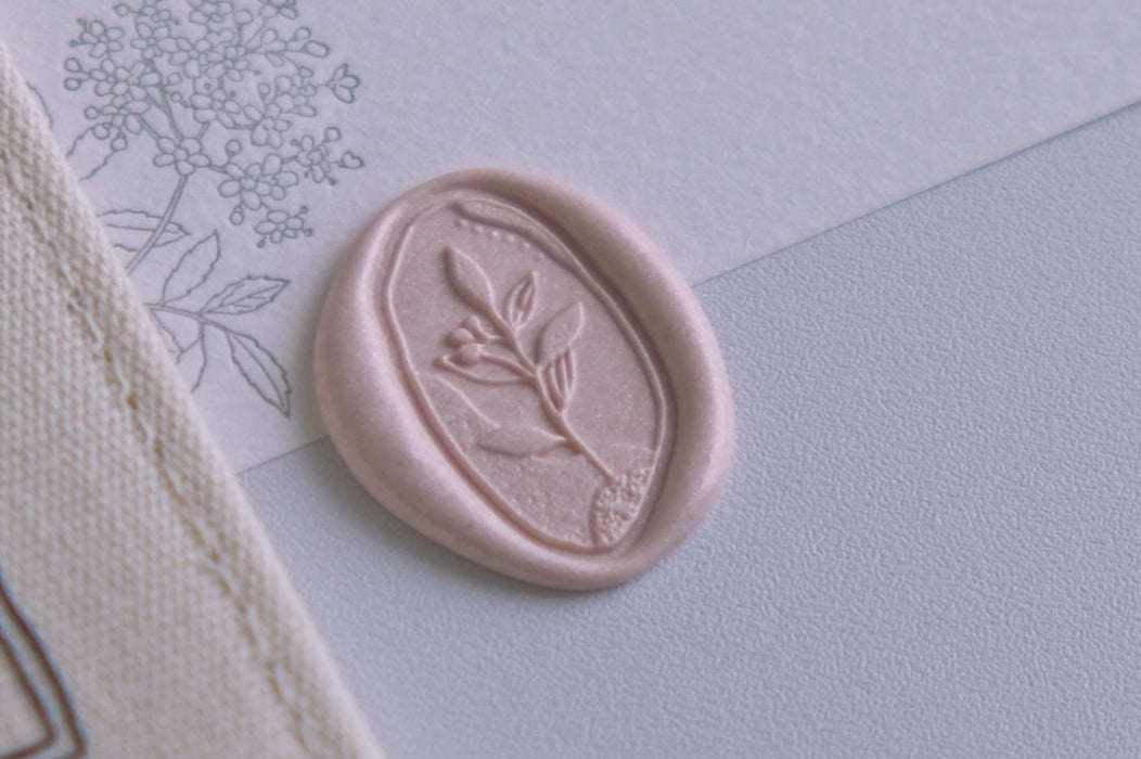 Die Cut Wax Seal (Without Handle) // Berry Plant