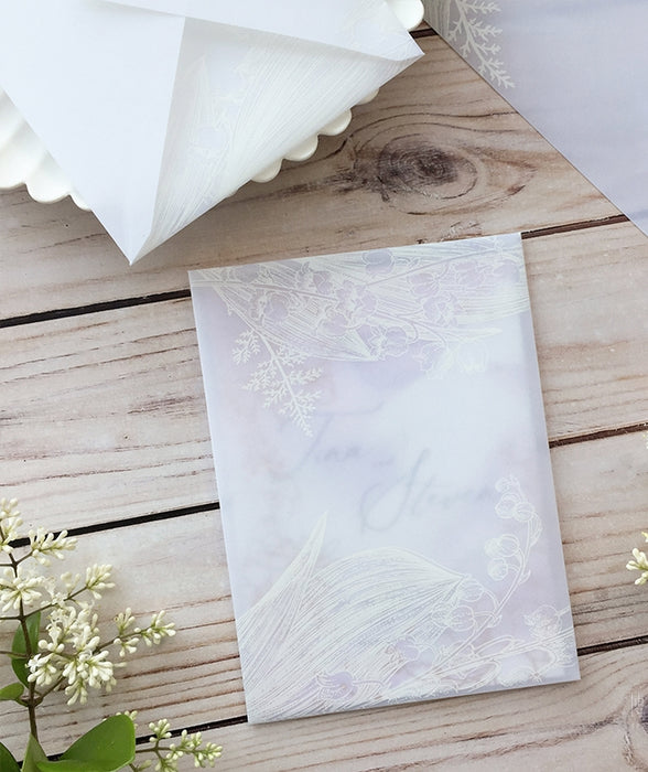 Vellum Envelope Pack // Lily of the Valley