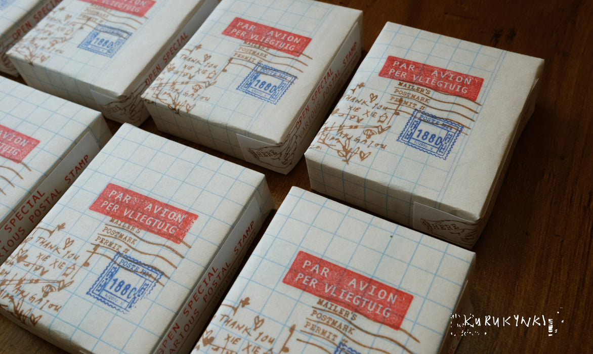 Kurukynki Rubber Stamp Collection // Mini Postal