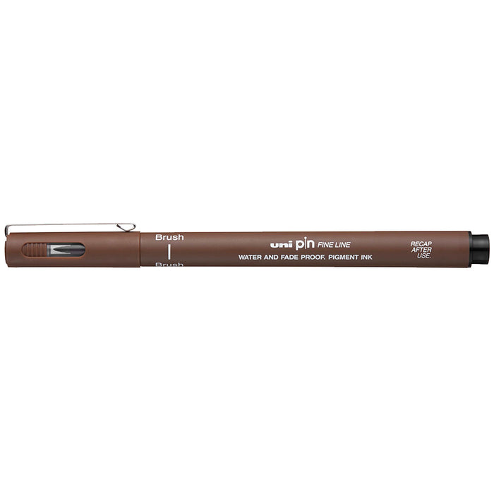 uni PIN Pigment Brush Pen (Sepia/Dark Grey/LightGrey/Black)