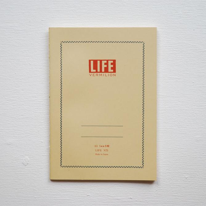 LIFE Vermilion Notebook // Grid