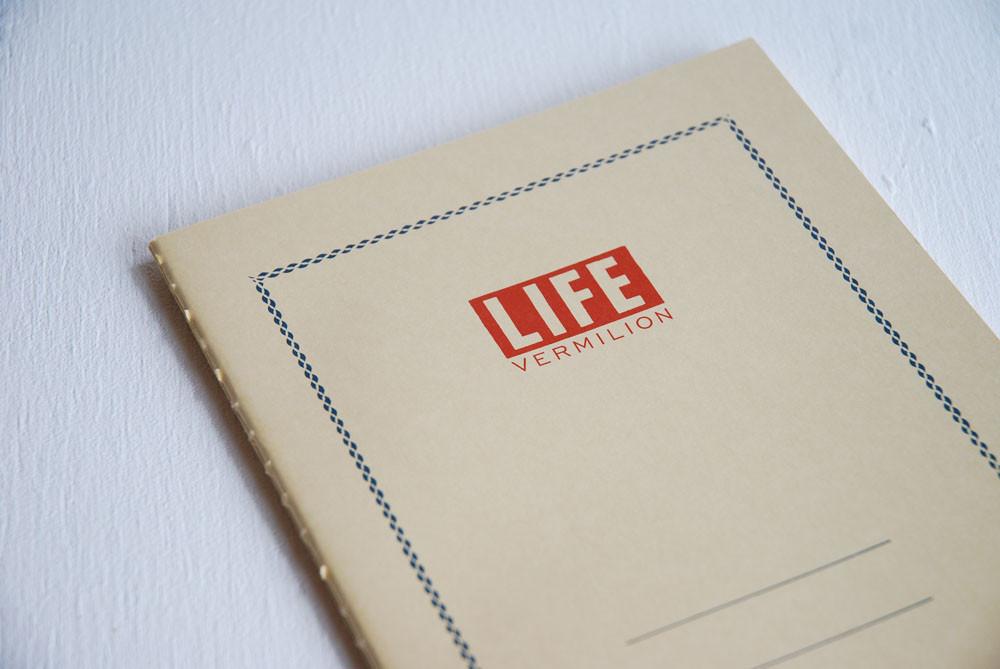 LIFE Vermilion Notebook // Grid
