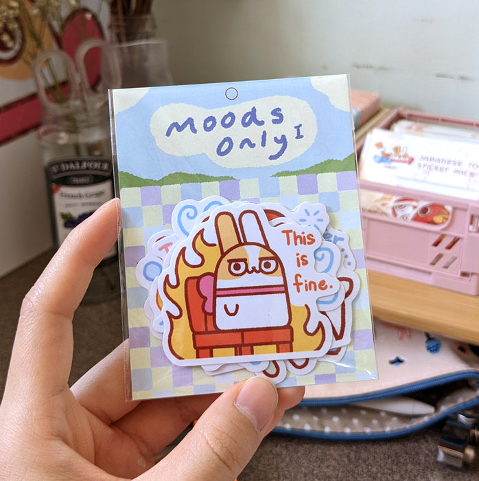 PugiBuni Sticker Pack // Moods Only 1