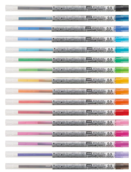 Uni Style Fit Multi Pen Refills // 0.5mm Gel Pen