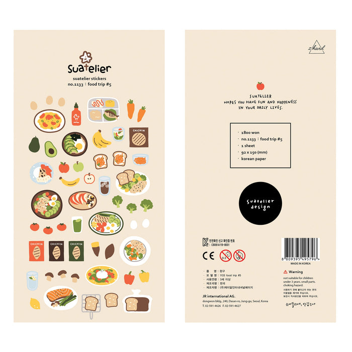 Suatelier Stickers | Food Trip 5