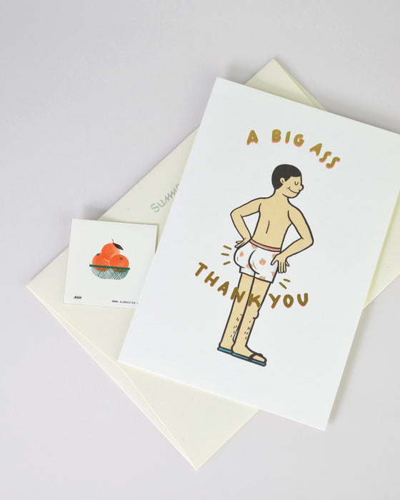 Summorie Greeting Card // A Big Ass Thank You