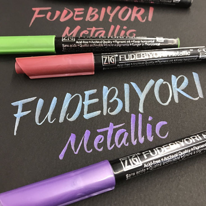 ZIG Fudebiyori Metallic Brush Pen