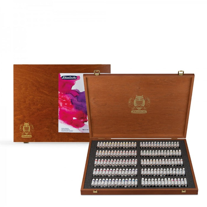 SCHMINCKE HORADAM® Wooden Box Set with 140 Tubes