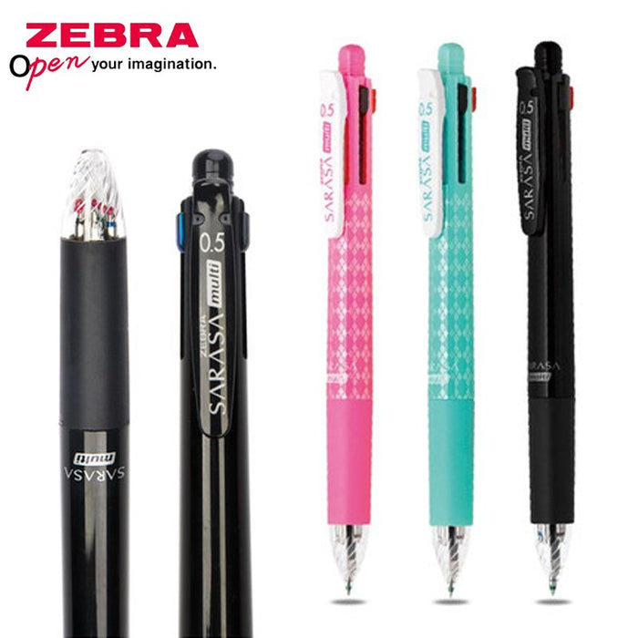 Zebra SARASA Multi 0.5mm Mechanical Pencil + 4 Gel Multi Pen