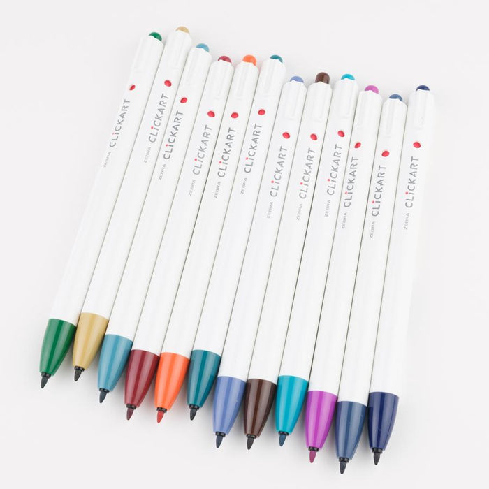 Zebra Clickart Retractable Marker Pen - Lilac - WYSS22-LIL