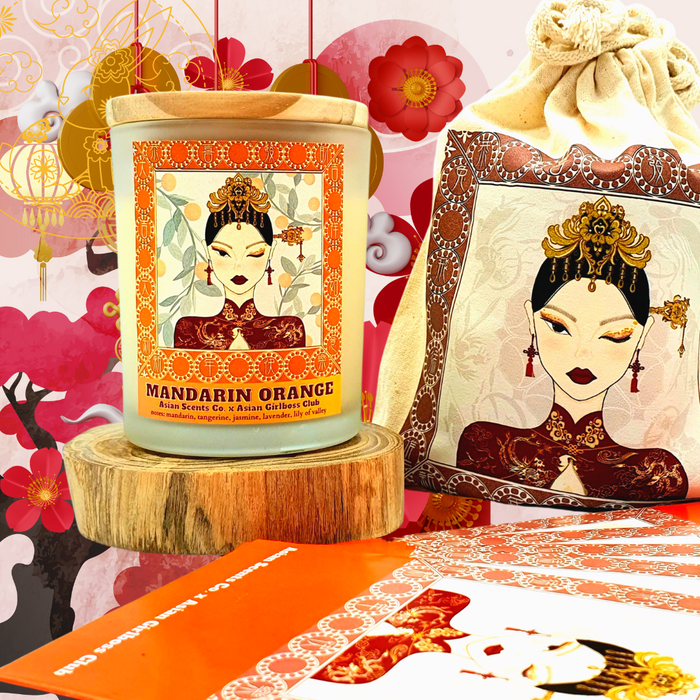 Asian Scents Co. x Asian Girlboss Club - Mandarin Orange Scented Candle