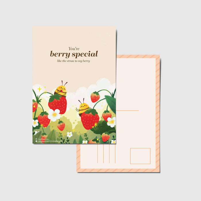 Panda Yoong Postcard // Berry Special Bee