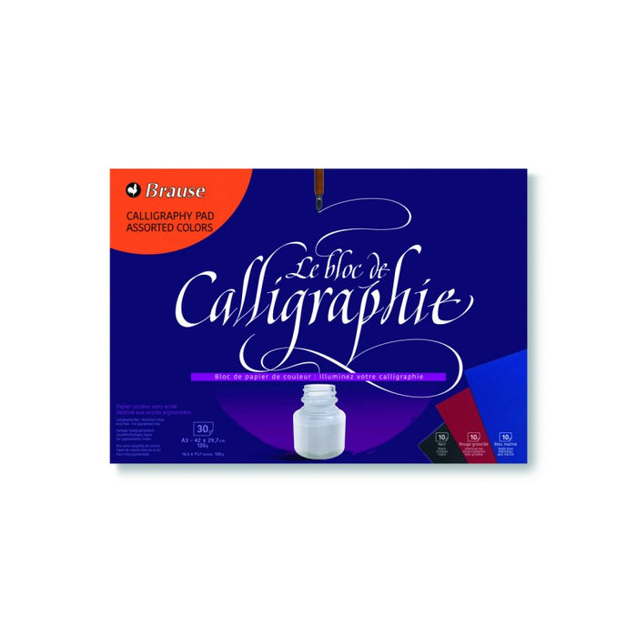 [CLEARANCE] Brause Calligraphy A3 Pad in Assorted Colors