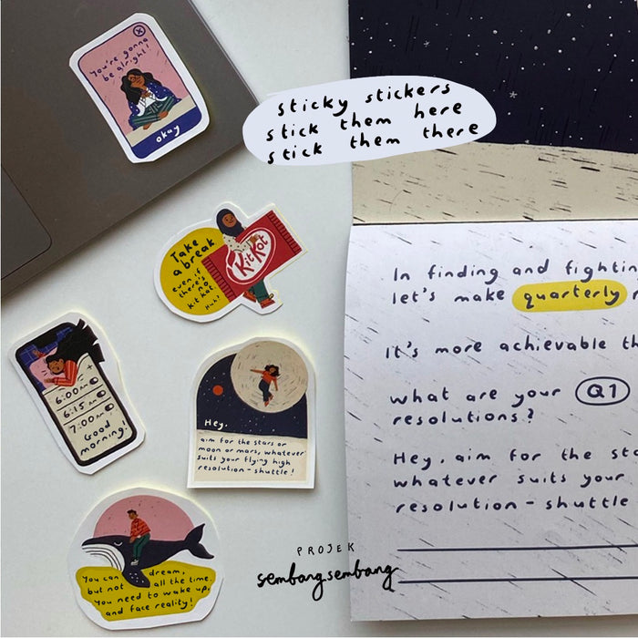Projek SembangSembang Sticker // You Know You Can La Der