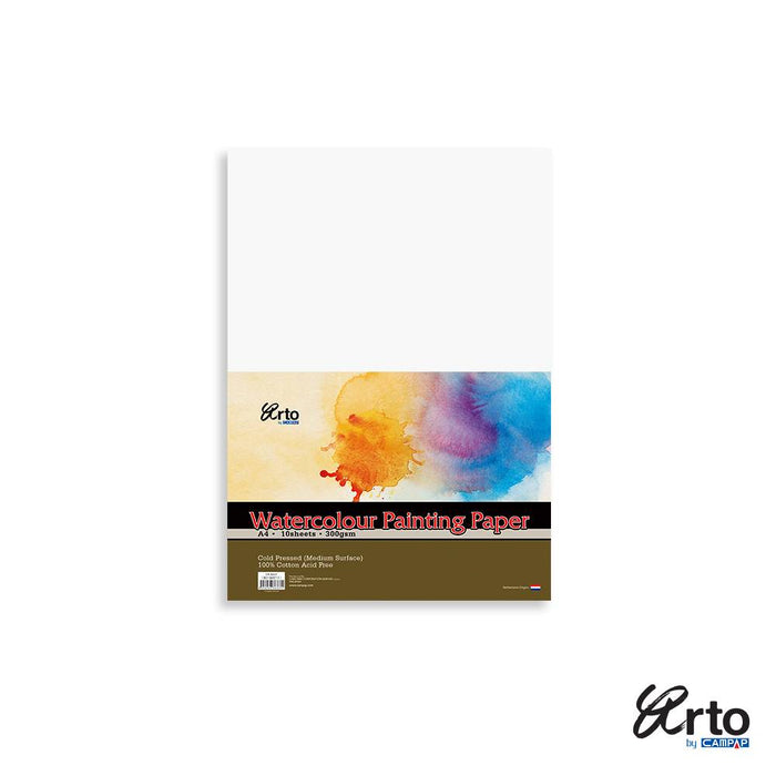 Arto Watercolor (Cold Pressed) Paper Pack (A5/A4) (Cotton/Cellulose)
