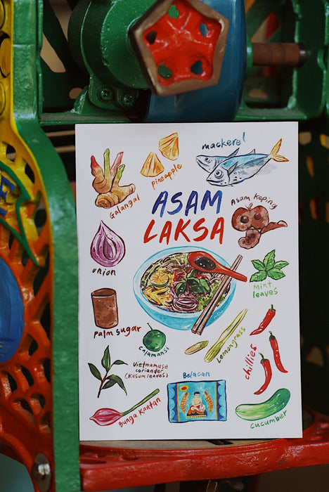 Malaysian Food Postcard | Asam Laksa Recipe