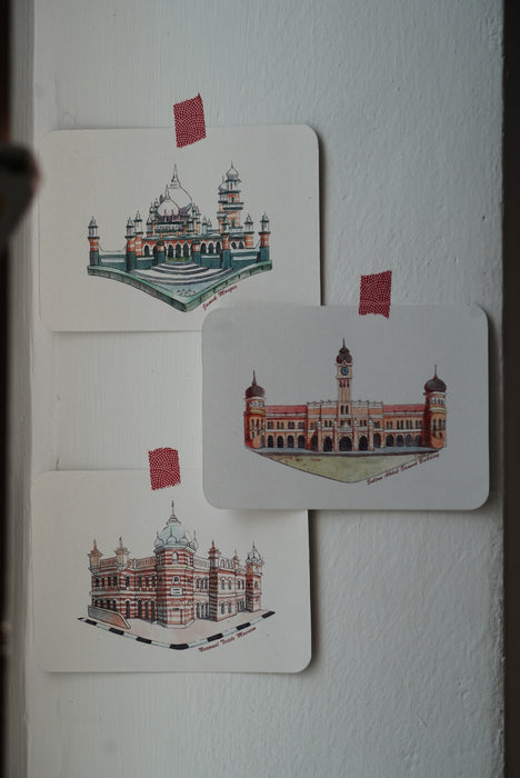 Malaysia Heritage Buildings Postcard Set