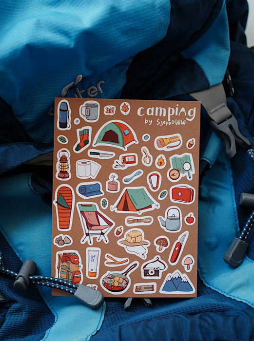 Stickerrific | Camping Essentials Stickers