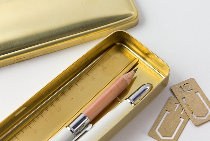 TRAVELER'S Company Brass Pen Case  - Stickerrific