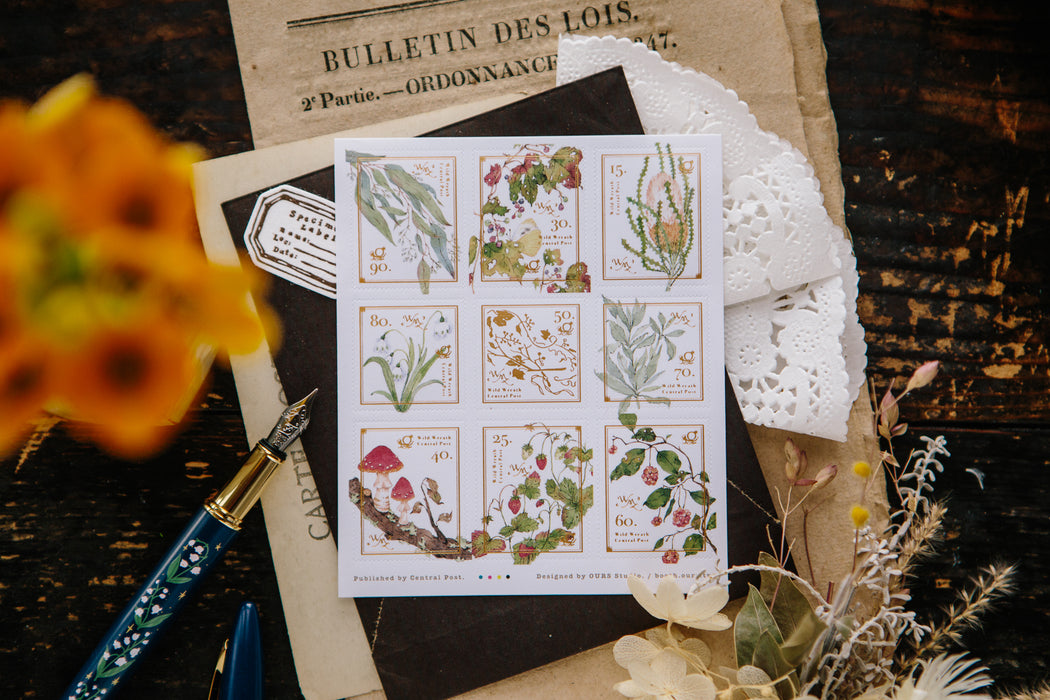 OURS Stamp Sticker Pack // Wild Wreath 2