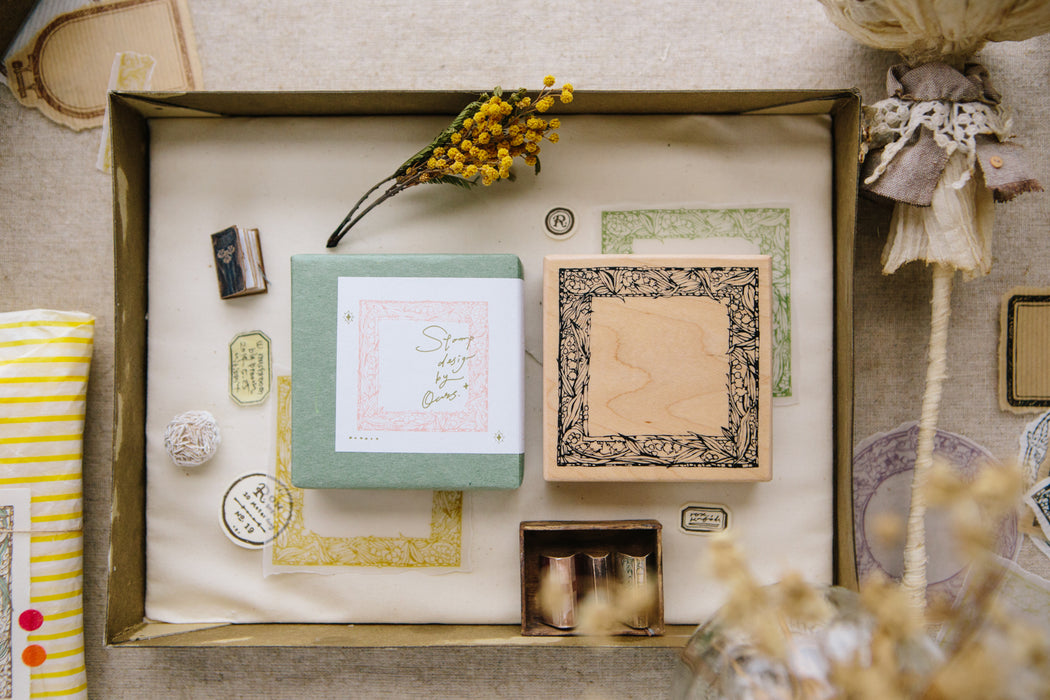 OURS Rubber Stamp // Lily of the Valley Frame