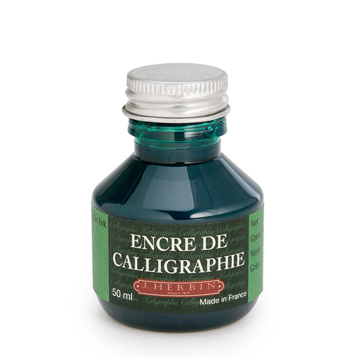 J Herbin Encre De Calligraphie Green / 50ml
