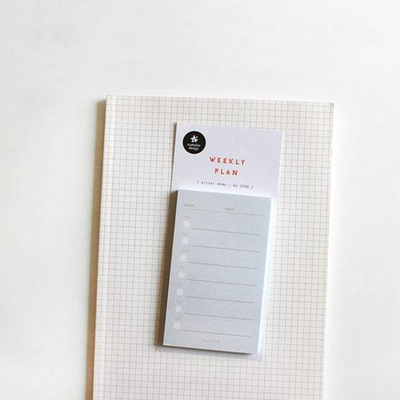 Suatelier Daily Plan Sticky Memo // Weekly Plan