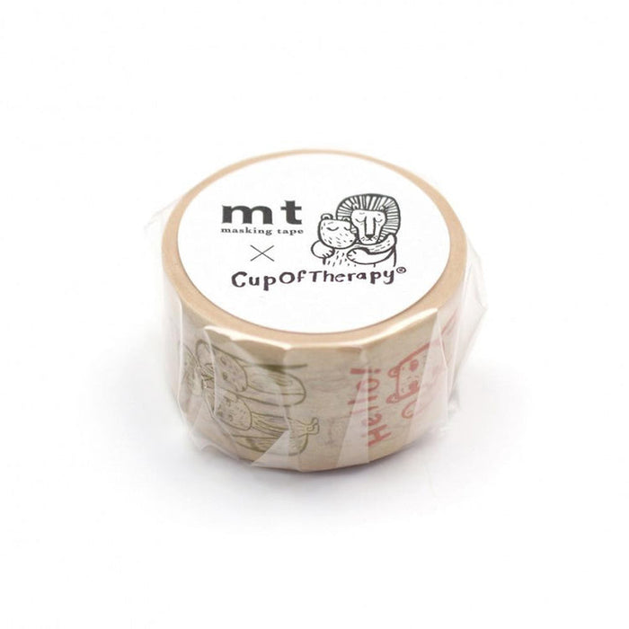 MTMATT05 MT Matti Pikkujamsa Washi Tape Cup of Therapy Message