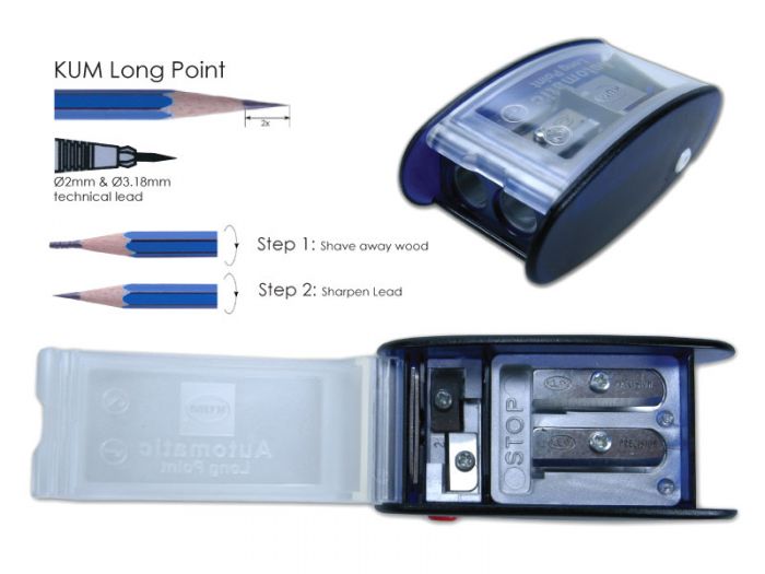 KUM Automatic Long Point Pencil Sharpener